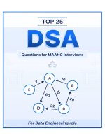 Top 25 Questions for MAANG Interviews DSA