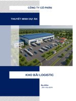 Thuyết minh dự Án kho bãi
