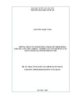 Những nhân tố Ảnh hưởng tới quyết Định Đóng góp mua tín chỉ carbon   nghiên cứu người dùng Ứng dụng grab tại thành phố hà nội