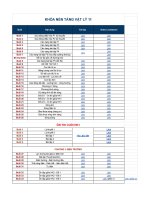 Khóa nền tảng vật lý 11