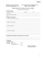 Bản nhận xét Đồ Án, Khóa luận tốt nghiệp của Giảng viên hướng dẫn - Mẫu 4 (Đại học Hải Phòng)
