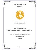 Chính sách khoa học và công nghệ