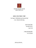 BCTT tại khách sạn (ngành Du lịch, tiếng Nga)