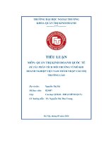 Đề Tài Phân Tích Môi Trường Vĩ Mô Khi Doanh Nghiệp Việt Nam Thâm Nhập Vào Thị Trường Lào.pdf