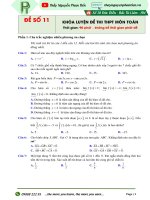 11  Đề số 11  tài liệu