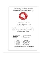 Nghiên cứu tình hình phát triển d