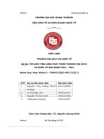 Đề tài tìm hiểu tình hình phát triển thương mại dịch vụ quốc tế giai Đoạn 2011   2021
