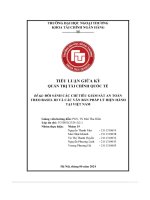 Đối sánh các chỉ tiêu giám sát an toàn theo basel iii và các văn bản pháp lý hiện hành tại việt na