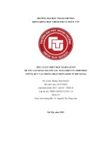 Tiểu luận triết học marx lenin Đề tài vận dụng nguyên tắc toàn diện của phép biện chứng duy vật trong hoạt Động kinh tế Đối ngoại