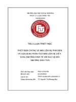 Phép biện chứng về mối liên hệ phổ biến svf