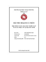Bài thu hoạch tòa Án nhân dân và thực tế tại quảng ninh k63