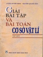 Bài tập cơ sở vật lí tập 1