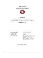 Nghiên cứu tình hình phát triển thương mại quốc tế trên thế giới giai Đoạn 2011 – 2022