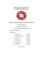 Giap report  th group's international market analysis for th true milk in russia