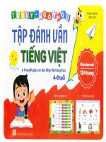 Tập Đánh vần tiếng việt 4   6 tuổi