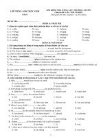Lớp 9 bài kt