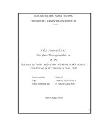 Tìm hiểu sự phát triển lĩnh vực kinh tế Đối ngoại của trung quốc giai Đoạn 2012 – 20