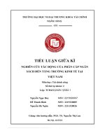 Tiểu Luận Giữa Kì Nghiên Cứu Tác Động Của Phân Cấp Ngân.pdf