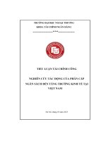 Nghiên Cứu Tác Động Của Phân Cấp Ngân Sách Đến Tăng Trưởng Kinh Tế Tại Việt Nam.pdf