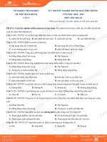 14   Đề thi thử tốt nghiệp thpt 2025   môn Địa lí   sở gd&Đt thanh hoá