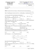 6  Đề khảo sát sở sóc trăng