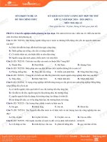 8  Đề thi khảo sát chất lượng kết hợp thi thử lớp 12 năm 2025   môn Địa lí   sở gd&Đt nghệ an   lần 1