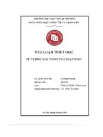 Tiểu Luận Triết Học Tư Tưởng Giải Thoát Của Phật Giáo.pdf