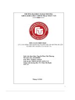 Ết học lý luận hình thái kinh tế xã hội với con Đường Đi lên xã hội chủ nghĩa của nước ta