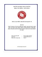 Thực Trạng Sử Dụng Phương Thức Thanh Toán Nhờ Thu Tại Việt Nam. Phân Tích 2 Tình Huống Về Rủi Ro Hoặc Tranh Chấp Đã Phát Sinh Và Đề Xuất Giải Pháp Cụ Thể..pdf