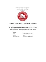 Bài Tập Nhóm Môn Tư Tưởng Hồ Chí Minh Sự Phát Triển Và Hoàn Thiện Của Tư Tưởng Hồ Chí Minh Trong Giai Đoạn 1945 – 1969.Pdf