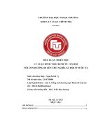 Tiểu luận triết học lý luận hình thái kinh tế   xã hội với con Đường Đi lên chủ nghĩa xã hội Ở nước ta  4