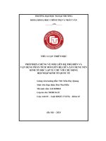Phép biện chứng về mối liên hệ phổ biến và vận dụng phân tích mối liên hệ giữa xây dựng nền kinh tế Độc lậptự chủ với chủ Động