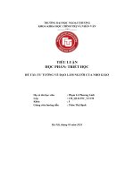 Đề tàitư tưởng về Đạo làm người của nho giáo