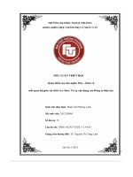 Tiểu luận triết học quan Điểm của chủ nghĩa mác – lênin về mối quan hệ giữa vật chất và Ý thức  và sự vận dụng của Đảng ta hiện nay