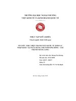 Tổ chức thực hiện thanh toán quốc tế theo l c nhập khẩu tại ngân hàng tmcp phương Đông – chi nhánh thăng long