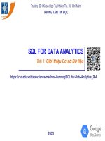 SQL - B1 giới thiệu database