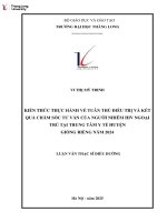 Kiến thức, thực hành về tuân thủ Điều trị và kết quả chăm sóc tư vấn của người nhiễm hiv ngoại trú tại trung tâm y tế huyện giồng riềng năm 2024
