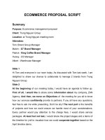 Unit 5 -  TNG ecommerce proposal - script