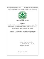 Nghiên cứu Ảnh hưởng của 2,4 d, bap, iba Đến khả năng tạo mô sẹo, tái sinh chồi tới cây dưa lưới (cucumis melo  l) bằng phương pháp nuôi cấy mô tế bào