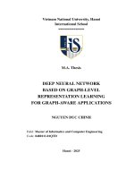 00051000973 deep neural network based on graph level representation learning for graph aware application