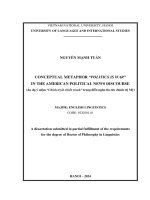 04051002188 nd conceptual metaphor “politics is war” in the american political news discourse