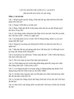 (Lịch sử 9) 1 số câu hỏi Ôn tập cuối kỳ II