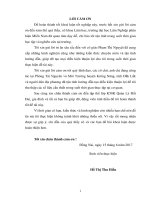 Đánh giá tình hình sử dụng Đất nông nghiệp làm cơ sở Đề xuất một số mô hình sử dụng Đất hiệu quả, bền vững trên Địa bàn xã tam giang, huyện k’rông năng, tỉnh Đăk lắk