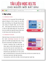 List sách học ielts cho người mới bắt Đầu từ mất gốc lên 4.0-5.0