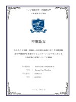 Khảo sát hiện tượng tỉnh lược chủ ngữ Ở các Đoạn hội thoại trong giáo trình minna no nihongo trình Độ sơ cấp quyển 1 2 và liên hệ với thực trạng tỉnh lược chủ ngữ khi giao tiếp bằng tiếng nhật của sinh viên năm nhất