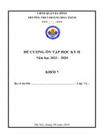 De cuong hoc ky 2 toan 7 nam 2023 2024 truong thcs hoang hoa tham ha noi (1) (1)