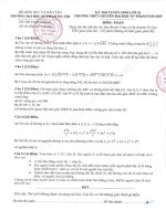 Đề tham khảo tuyển sinh vào 10 môn Toán chuyên của trường chuyên đhsp Hà Nội