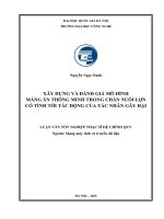 00050014152 xây dựng và Đánh giá mô hình máng Ăn thông minh trong chăn nuôi lợn có tính tới tác Động của tác nhân gây hại