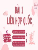 SƠ ĐỒ TƯ DUY SỬ 12 - LỊCH SỬ CÔ SEN