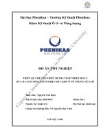 Thiết kế, chế tạo thiết bị thu thập nhiệt Độ và Đưa ra giải pháp giảm nhiệt Độ cabin Ô tô trong mùa hè